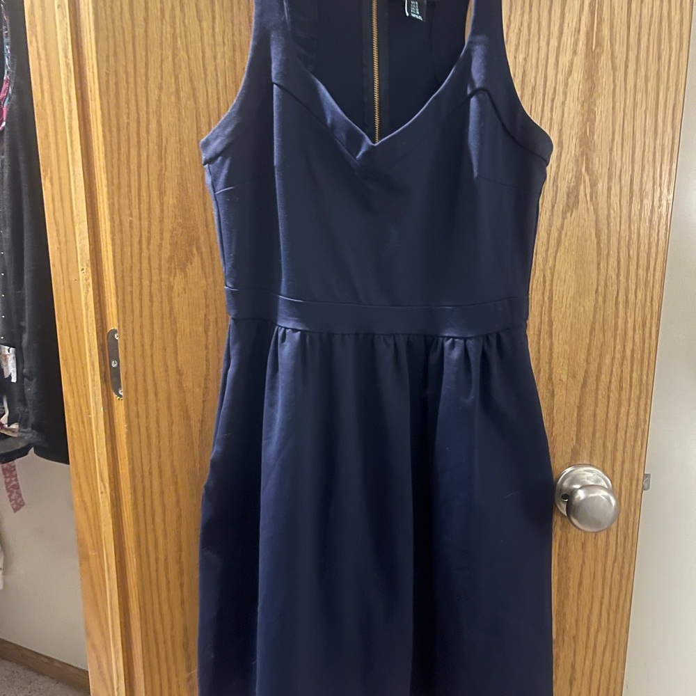 Cynthia Rowley ~ Elegant Navy Blue Sleeveless Dress